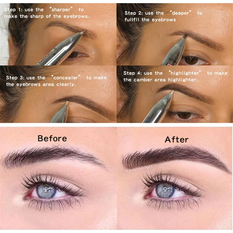 4-in-1 Brow Contour & Highlight Pen