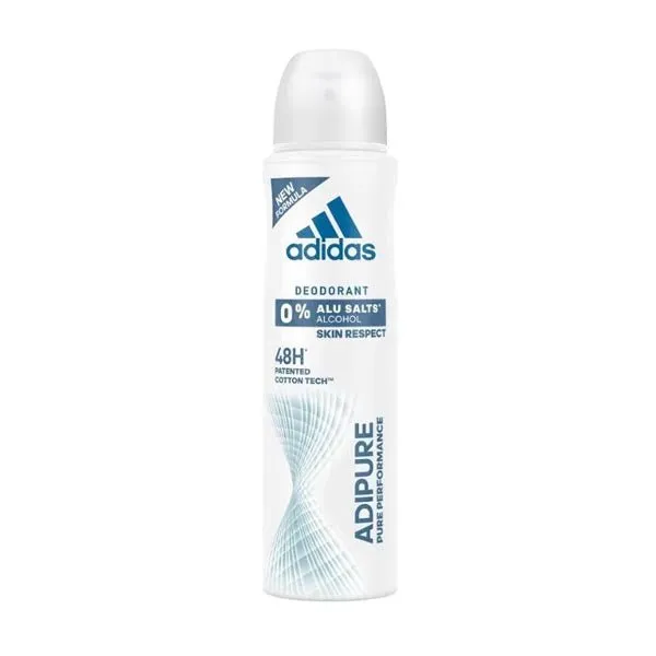 Adidas 150ml Cotton Fresh Adipure Deodorant Spray