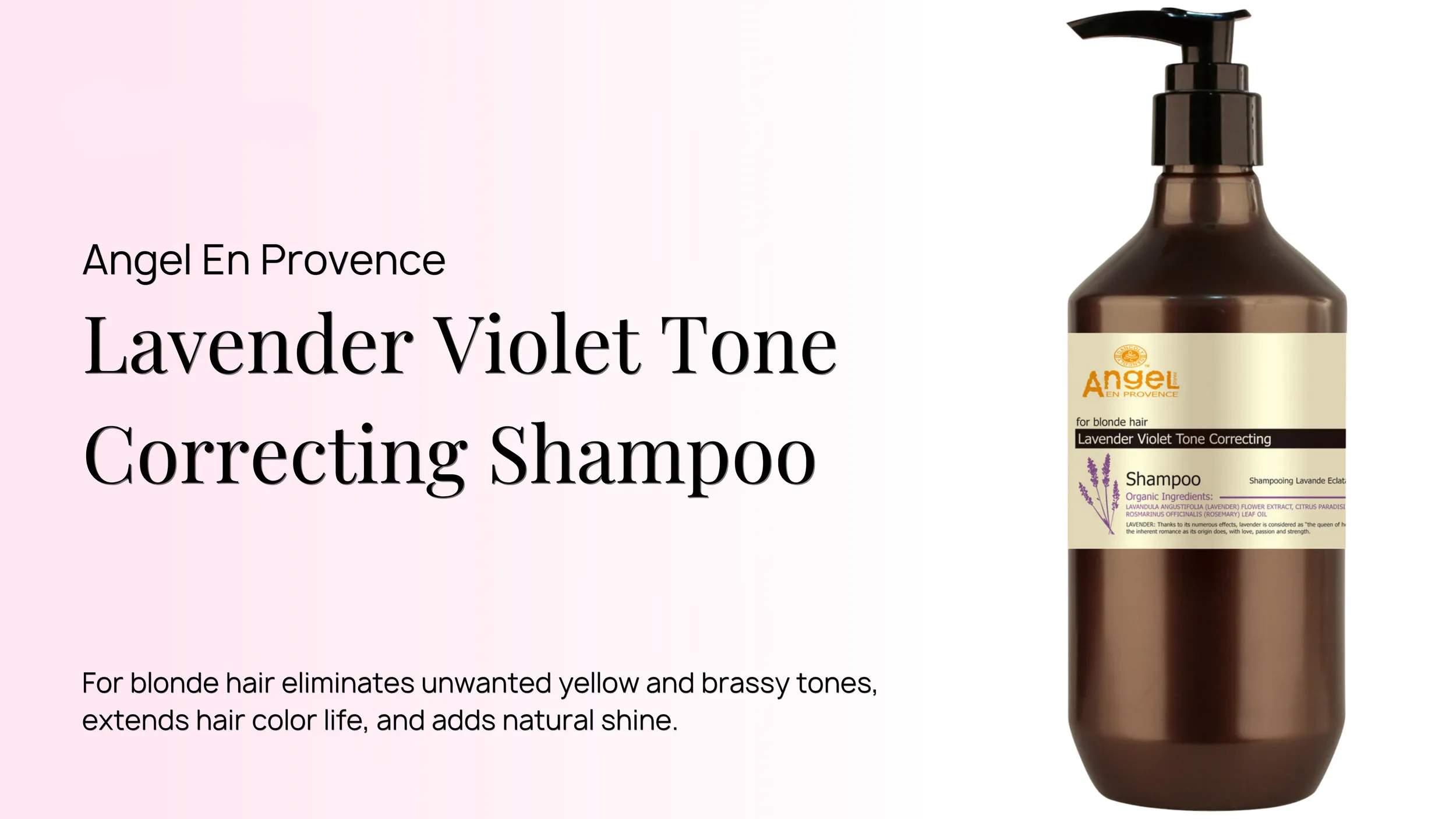 Angel En Provence Angel Lavender Violet Tone Correcting Shampoo 800ml