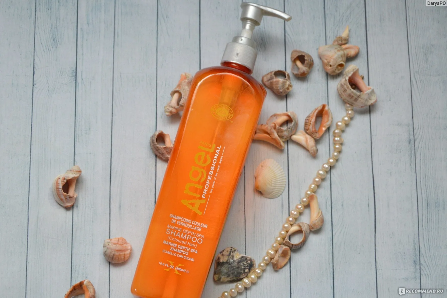 Angel En Provence Angel Marine Depth Spa Shampoo for Coloured Hair 500ml, 1000ml