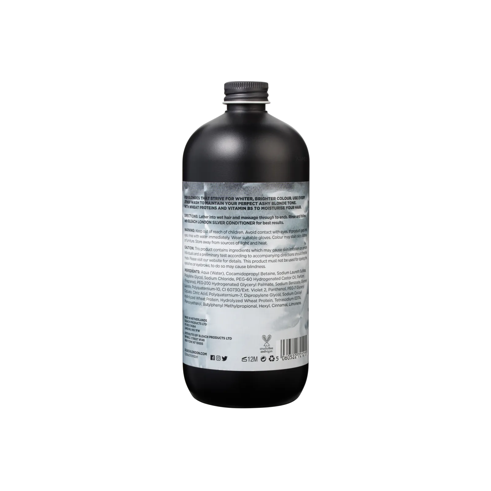 Bleach London Toning Shampoo - Silver - 500ml