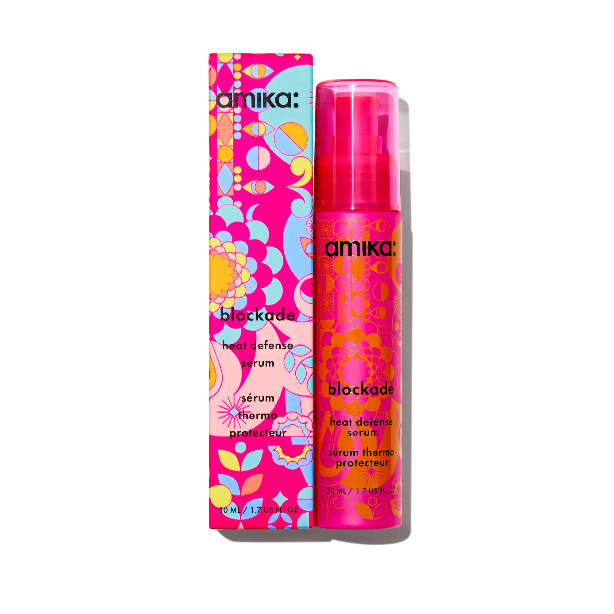 blockade | heat defense hair serum, heat protectant serum