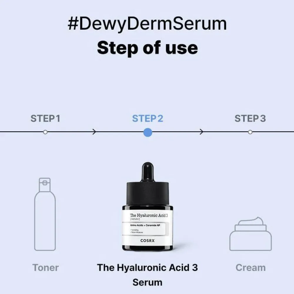 COSRX The Hyaluronic Acid 3 Serum 20ml