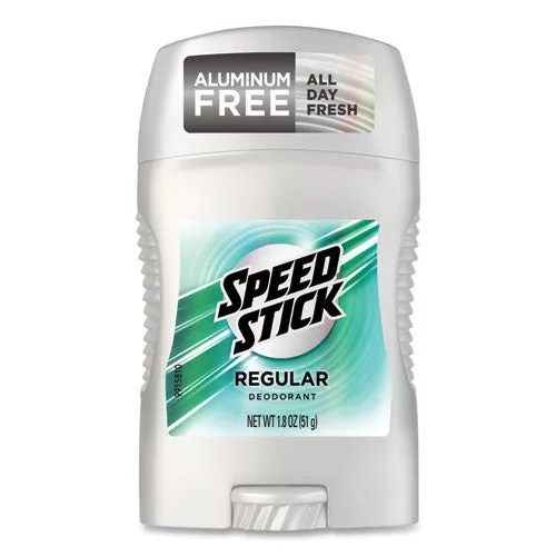Deodorant, Regular Scent, 1.8 Oz, White, 12/carton