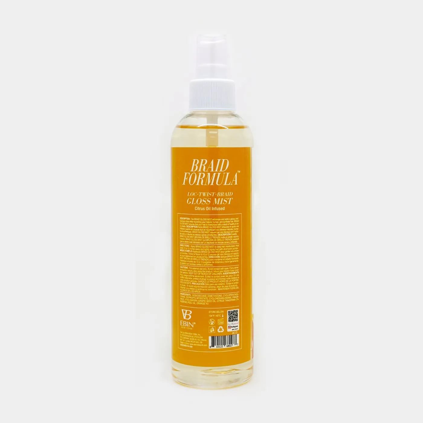 EBIN Braid Formula Loc, Twist, Braid Gloss Mist (8.5oz)