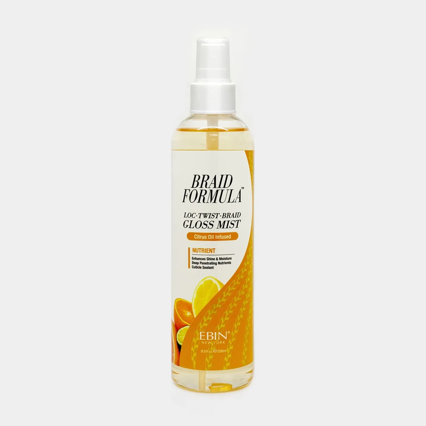 EBIN Braid Formula Loc, Twist, Braid Gloss Mist (8.5oz)