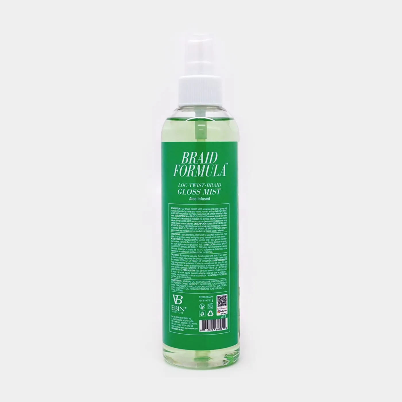 EBIN Braid Formula Loc, Twist, Braid Gloss Mist (8.5oz)