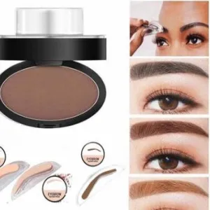 Eyebrow Powder Stamp Tint Stencil Kit Cosmetics Professional Makeup Waterproof Eye Brow Stamp Lift Eyebrow Enhancers Stencil Kit