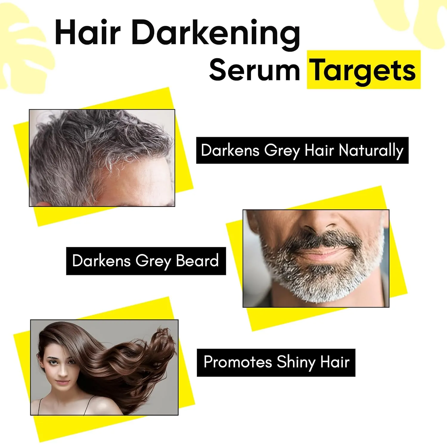 Hair Darkening Serum with Anti Greying Arcolys & Melano Gray ( Pack of 1 )