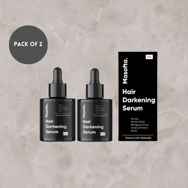 Hair Darkening Serum with Anti Greying Arcolys & Melano Gray ( Pack of 2 )