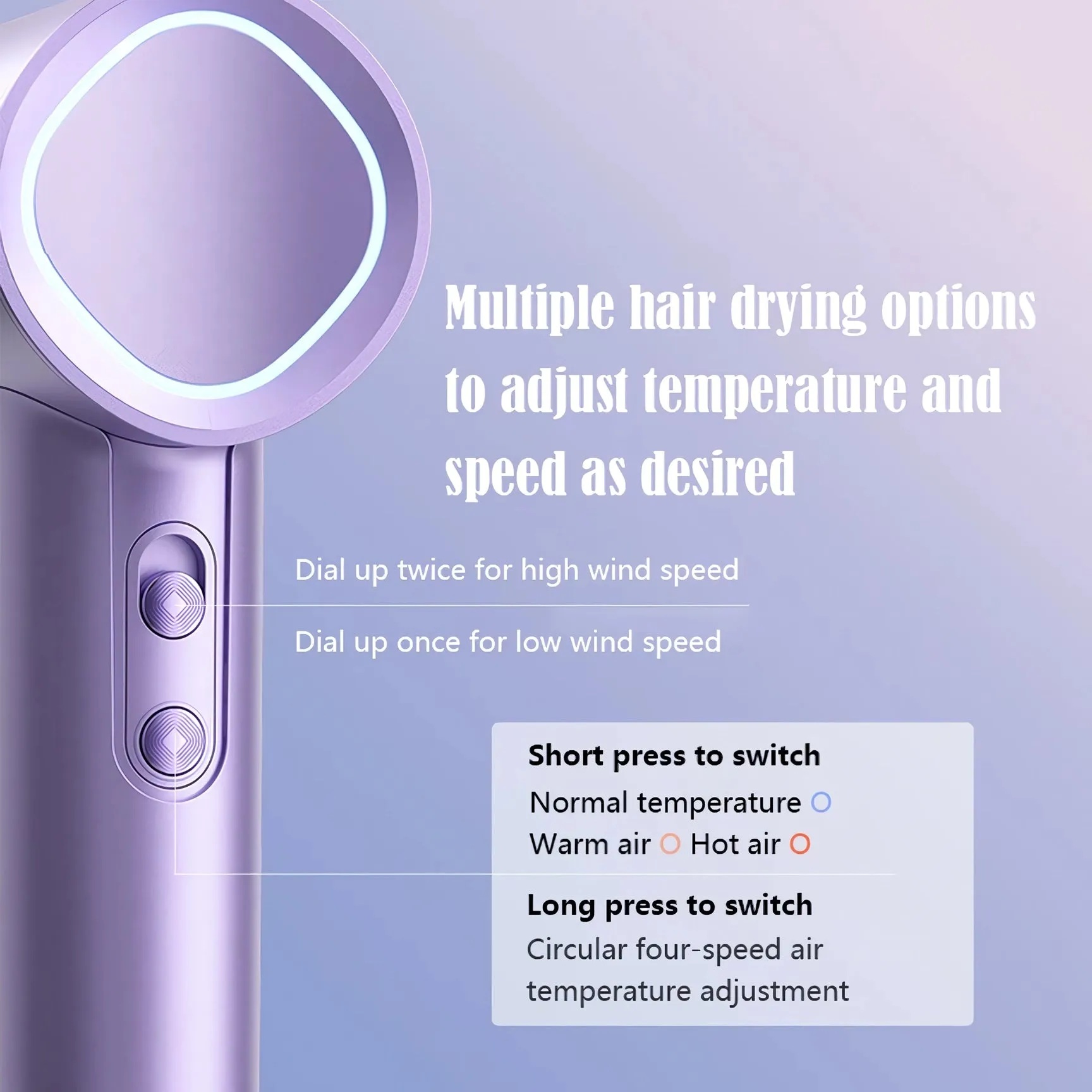 High-Speed Electric Hair Dryer with Quick Drying