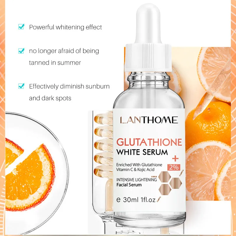 Lanthome Hyaluronic Glutathione and Vitamin C Face Serum – Skin Whitening Glutathione Serum