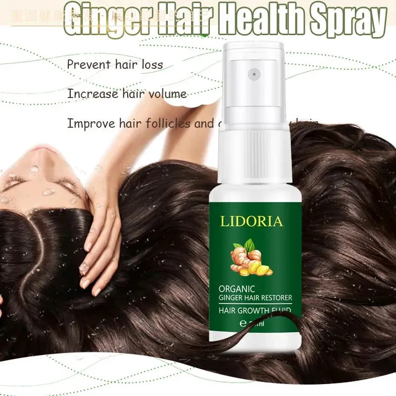 LIDORIA - Organic Ginger Hair Restorer Hair Growth Fluid