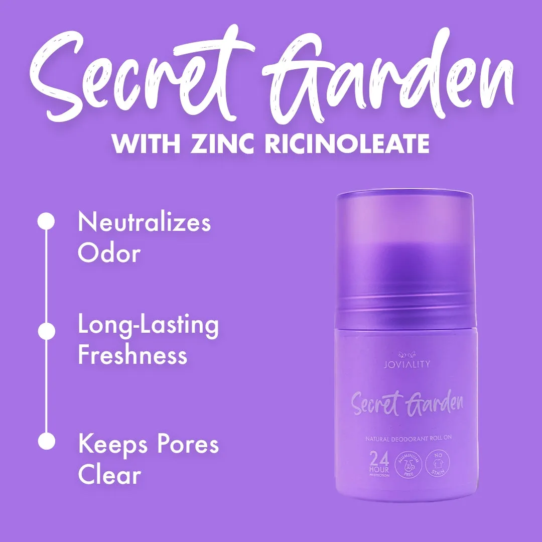 Natural Roll on Deodorant- Secret Garden