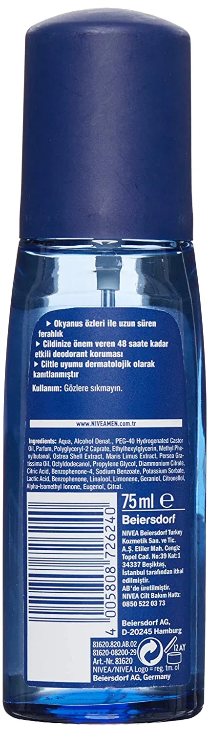 Nivea Fresh Active Deodorant Spray For Men