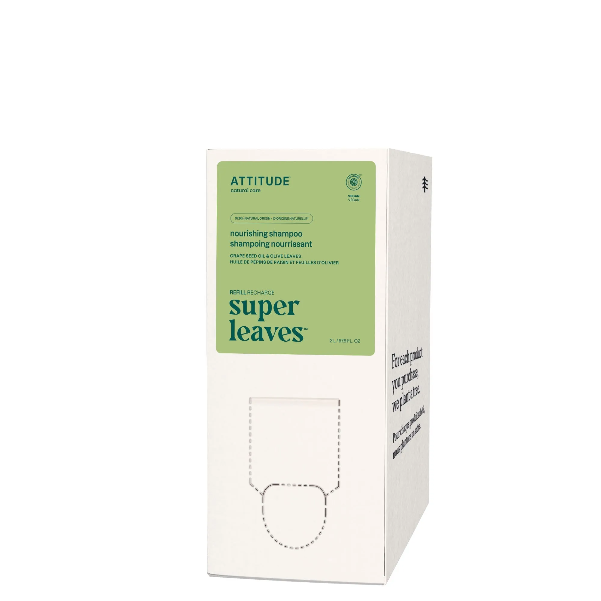 Nourishing shampoo : SUPER LEAVES™