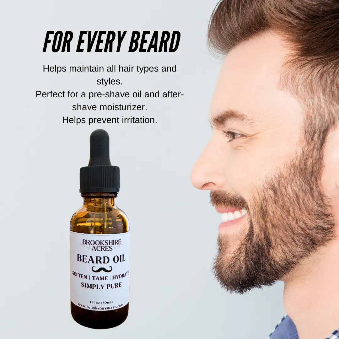 Pure Unscented Beard Oil