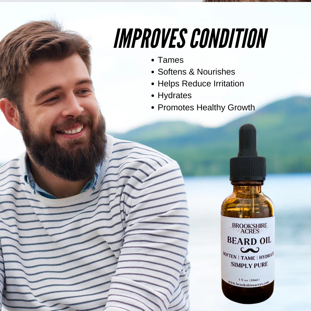 Pure Unscented Beard Oil