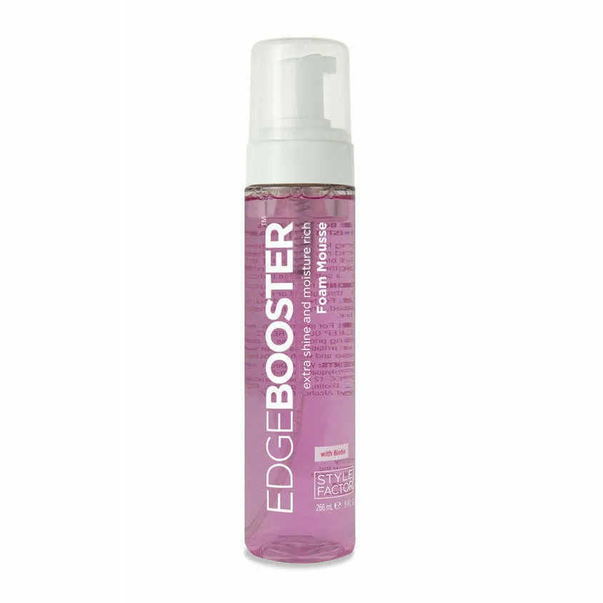 Style Factor: Edge Booster Extra Shine and Moisture Rich Foam Mousse 9oz