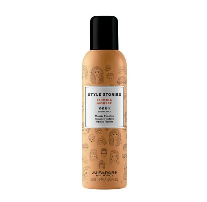 Style Stories Strong Hold Hair Fixing Firming Mousse 250ml - Alfaparf Milano