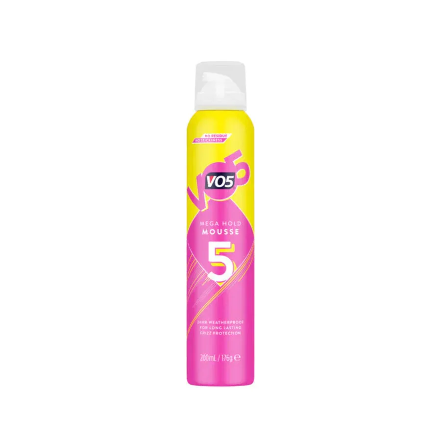 VO5 Mega Hold Styling Mousse 200ml