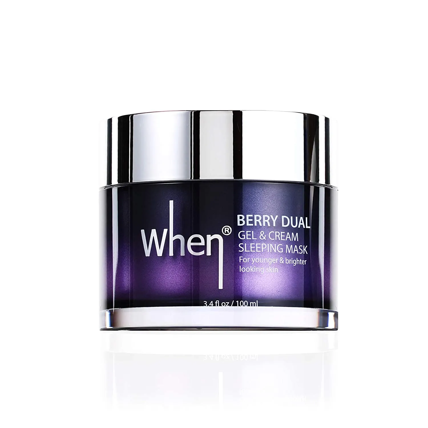 When Cream Masks (100ml/3.38 fl oz, Berry Dual Gel & Cream Sleeping Mask)